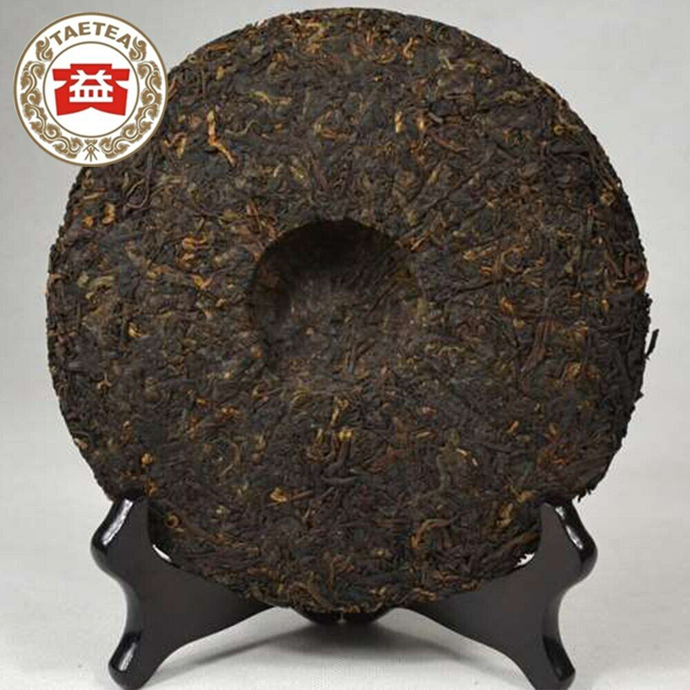 357g Top-grade Yunnan Menghai Dayi Pu'er Tea 7752 1601 Pu Er Ripe Puer Tea Cake