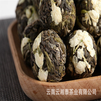 Yunnan Cha Tea Ancient Tree Flower Pu-erh Tuocha Jasmine Pu'er Dragon Ball 500g