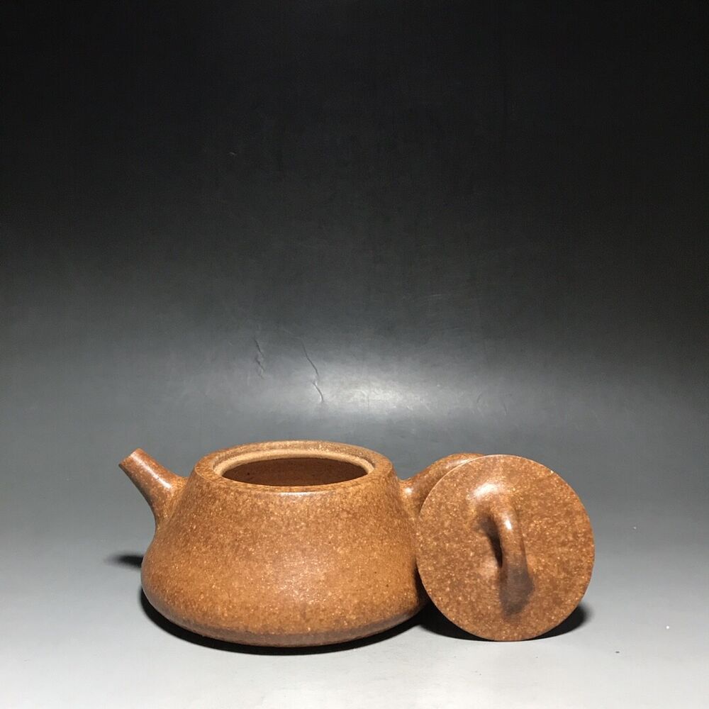 vintage chinese yixing purple clay teapot zisha ceremony carving Collectible art