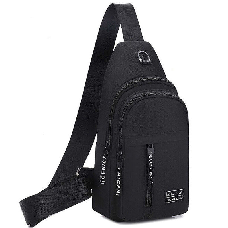 New Men Shoulder Bags Chest Bag Multifuncional Crossbody Bags Travel Sling ~URBT