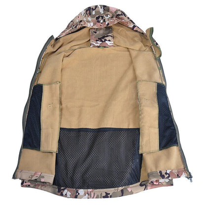Jacket Shell Trainning Men Tactical Jackets+Pant Outdoor Army Hunting Suit