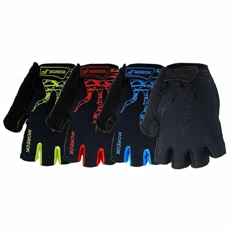 Cycling Glove Men Women Anti-sweat Shockproof Gel Half Finger Mountain Road Bike