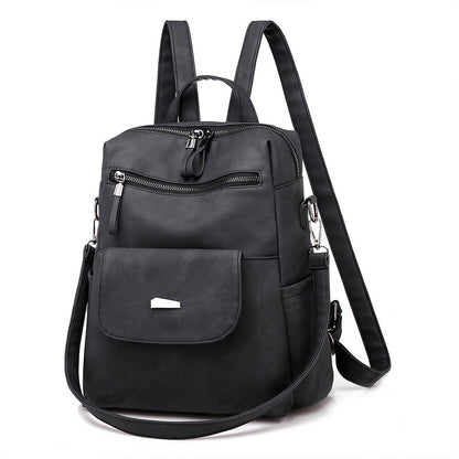Women's PU Leather Backpack Travel Anti-theft Shoulder Bag Purse Satchel Handbag
