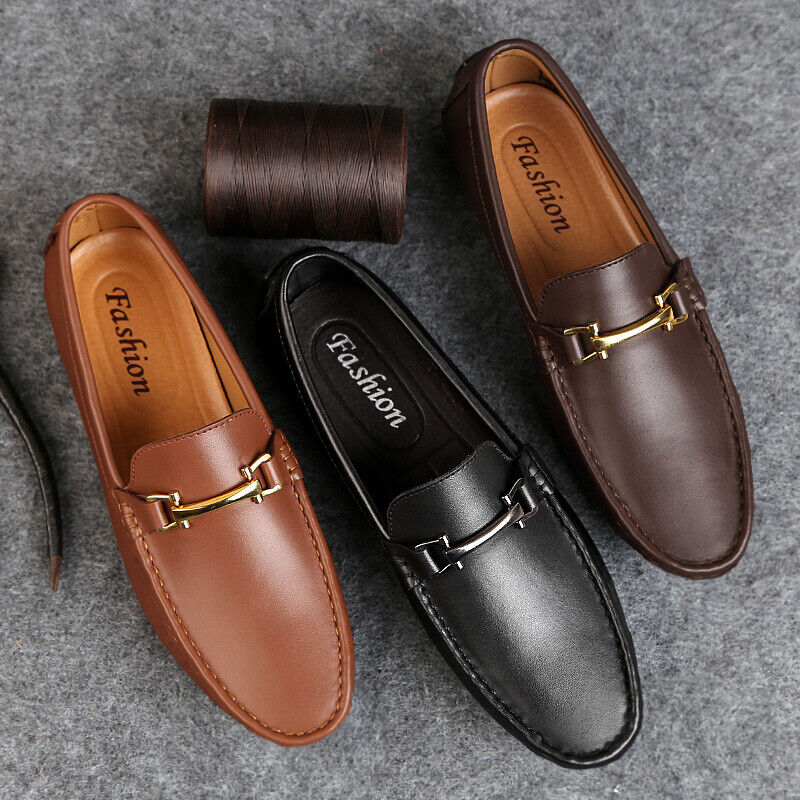Man Shoes Leather Genuine Summer Mens Shoes Leather Loafer Shoes Men Male