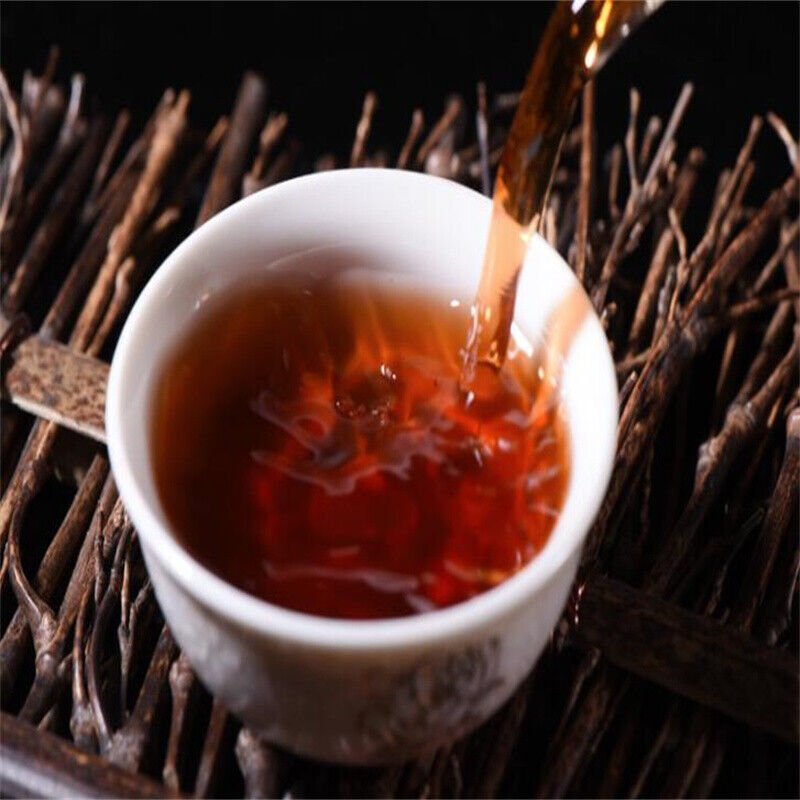 Top-Grade Small Square Pu-erh Tea Brick Glutinous Fragrant Pu-Erh Ripe Tea 500g