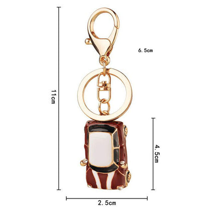 Beetle Car Keychain Purse Bag Car Pendant Key Chain Delicacy Small Keyring Gift