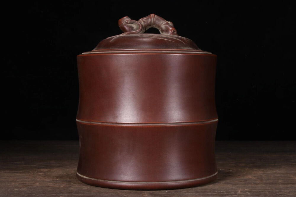 Handmade high-quality tea cans made from Yixing Purple Sand, China