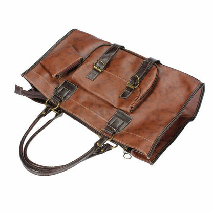 Women's Ladies PU Leather Handbag Shoulder Shopping Tote Messenger Bags Purse