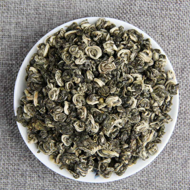 80g Chinese Slimming Tea Yunnan Biluochun Green Tea Loose Leaf Iron Box-