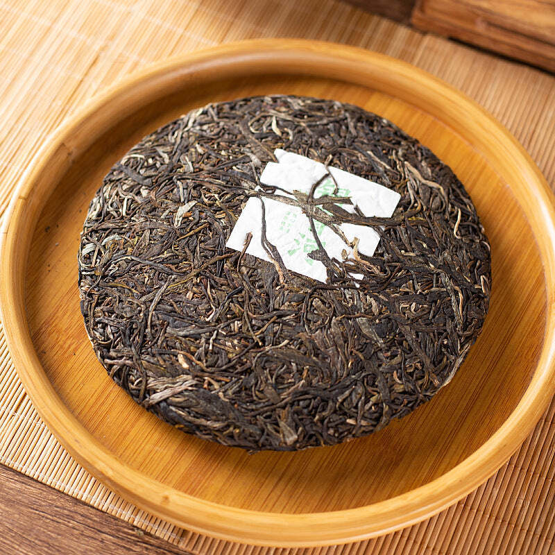 357g Yiwu Tongqing River Big Tree Puerh Tea Yunnan Raw Pu-erh Tea Cake Green Tea