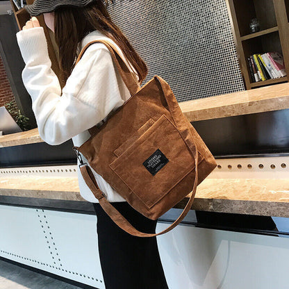 Women Shoulder Bags Cloth Fabric Handbags Zip Crossbody Bag Shopping Bag Ladies