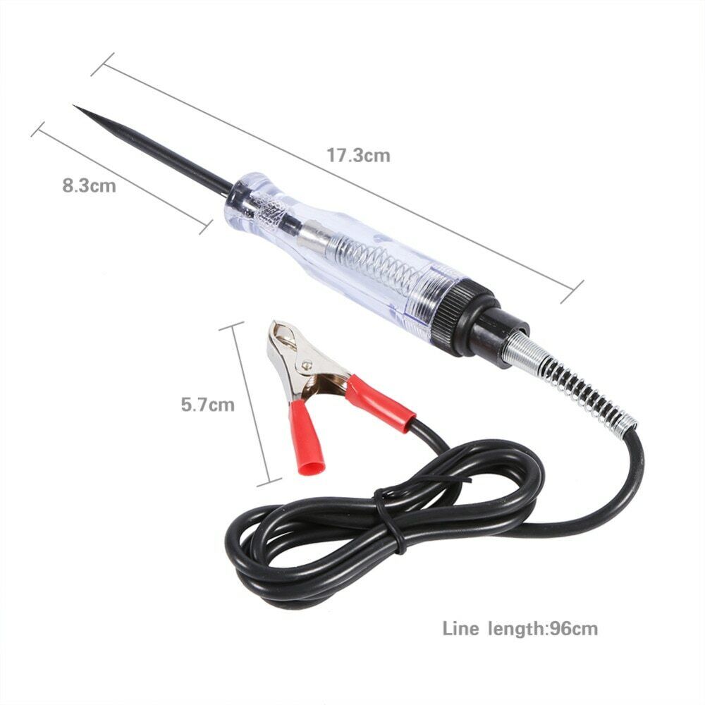 Test Pen Vehicle Transparent Circuit Digital Voltage Tester Car Diagnostic Tools