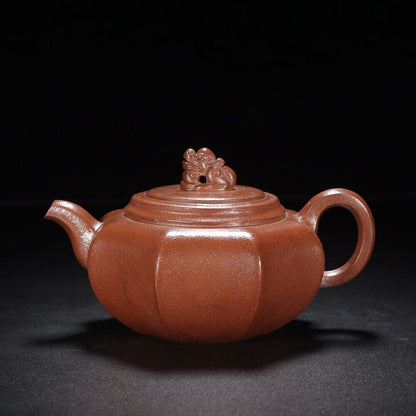 Chinese Yixing Zisha Clay Handmade Exquisite Teapot （纳财 底款：周桂珍）