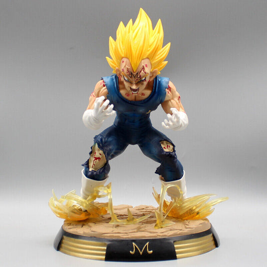 Anime Dragon Ball Z Super Saiyan Majin Vegeta PVC Figure Statue New No Box 27cm
