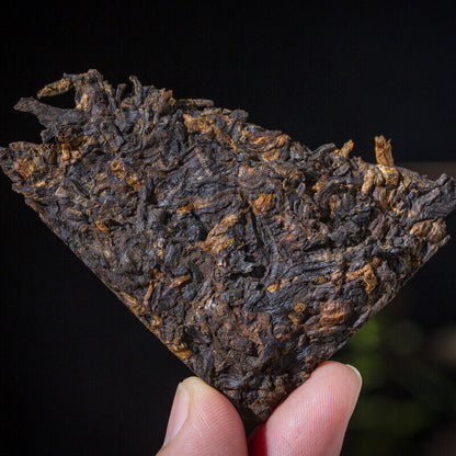 250g LiuliJinZhuan Pu'er Cooked Tea Brick Ripe Puerh Tea Yunnan Pu-erh Black Tea