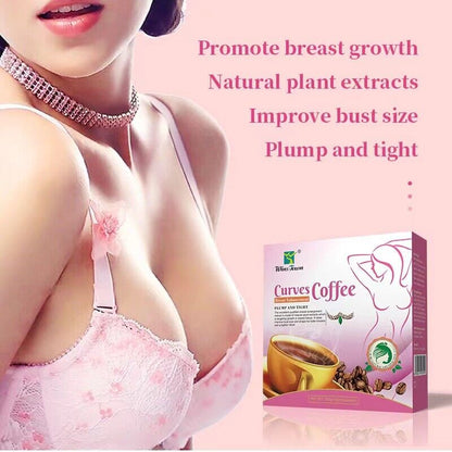 2box*16teabag Curves Coffee Breast Enhancement Big Breast Herbal Instant Coffee