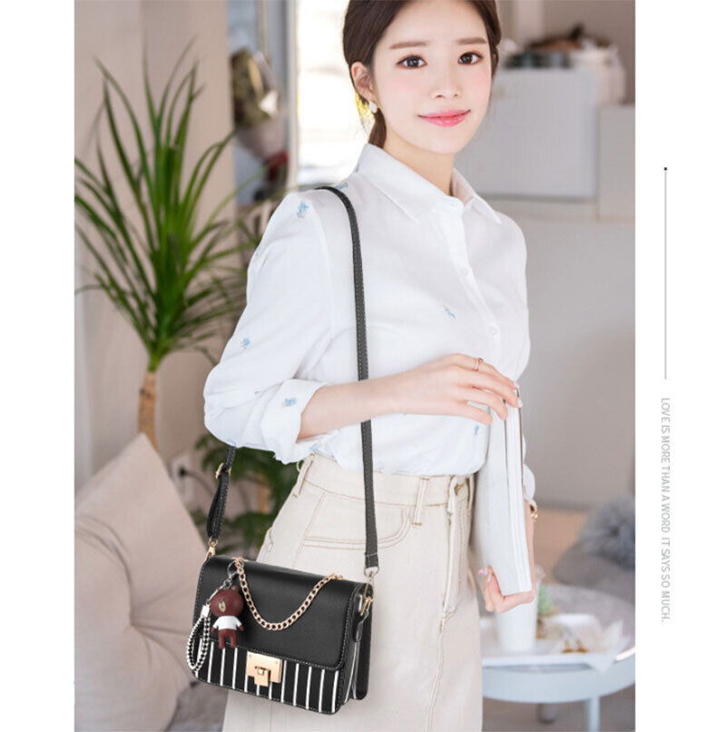 Womens Ladies Handbag Rectangle Shoulder Messenger Tote Crossbody Bags Purse