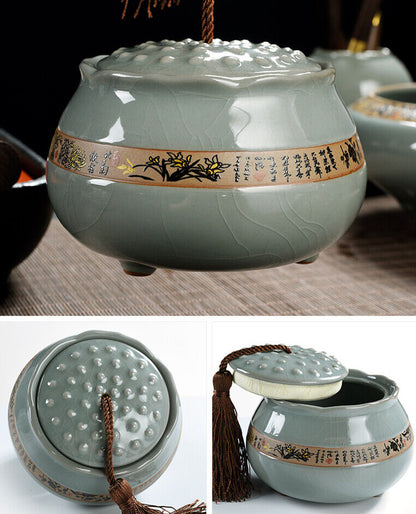 Complete Tea Set Porcelain Tea Pot Gaiwan Tureen Pitcher Chadao Canister Tea Cup