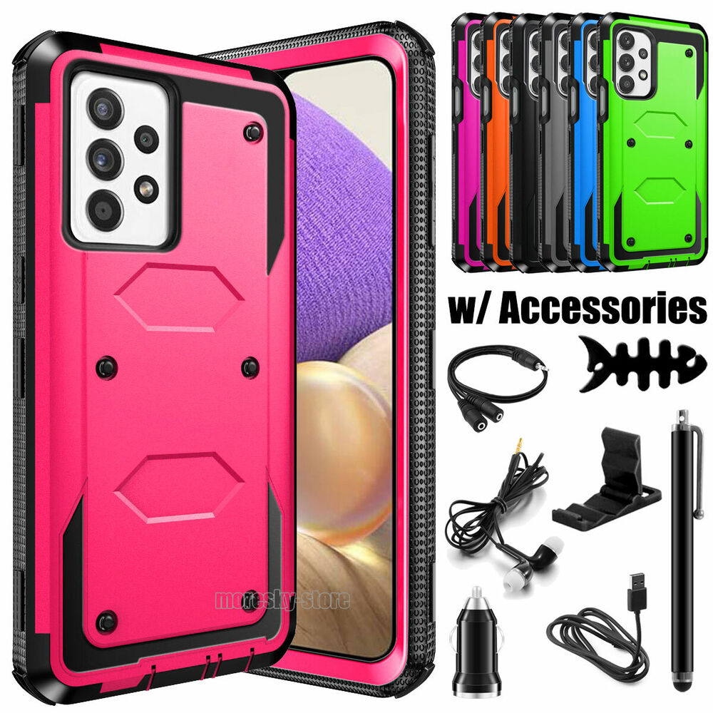 For Samsung Galaxy A32 5G Ultra Shockproof Case Phone Cover w/ Accessories