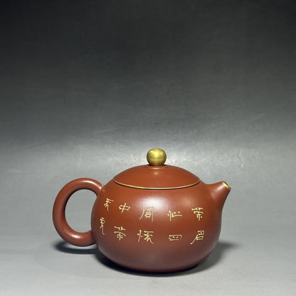 vintage chinese yixing purple clay teapot zisha ceremony teaware collection rare
