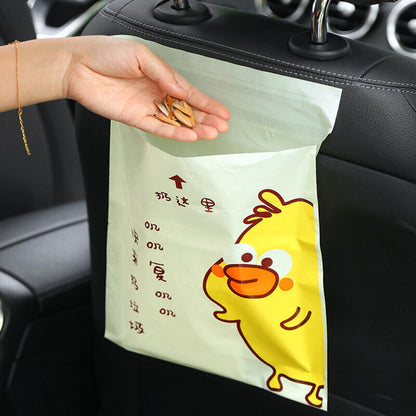 15pcs Car Garbage Bag Trash Rubbish Portable Auto Seat Back Hanging NEW