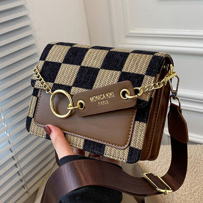 Mini Fabric Flap Crossbody Sling Bags Women Handbag Shoulder Bag Handbags