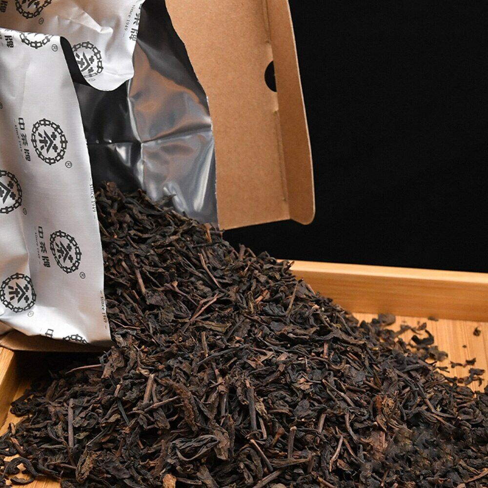 Zhongcha Liupao Tea Dark Hey Cha China Compressed Tea 500g