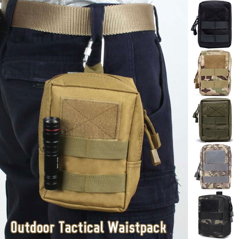 600D Commuter Bag Molle Accessory Bag EDC Tool Wallet Phone Waist Pack Outdoor