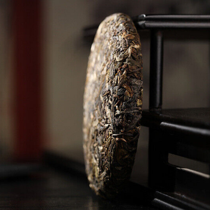 100g/3.52oz*5Tea Cake Brown Mountain Qiao Mu Ancient First Spring Tea Cake