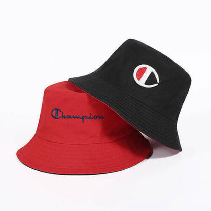 Men Women Reversible Champion Bucket Hat Summer Fishing Hat Camping Hat 4 Color