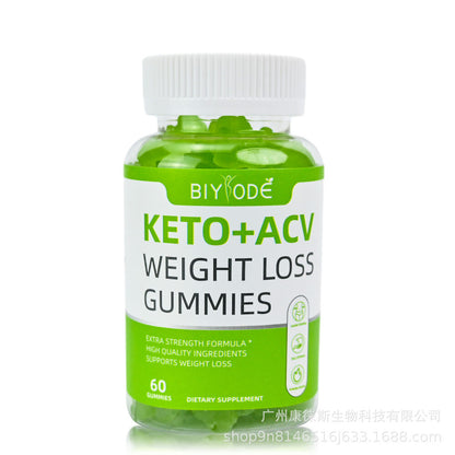 New Apple Acetone+ACV Soft Candy KETO+ACV GUMMIES Promotes Digestion