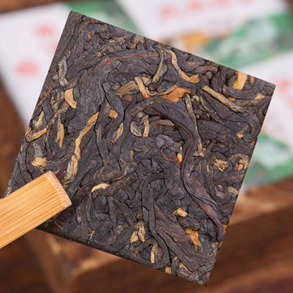 5Pcs Yunnan Fengqing Green Tea Brick Honey Flavour Raw Tea One Piece One Cup Tea