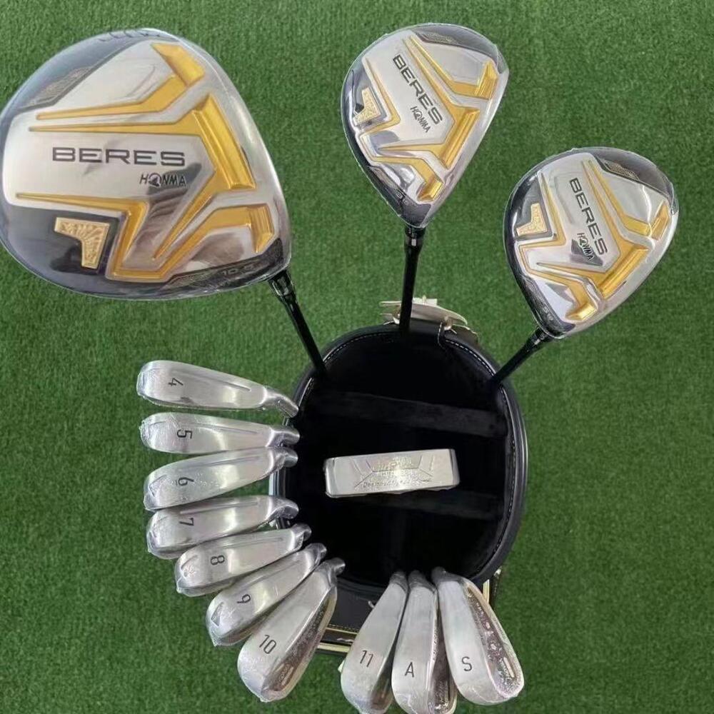 4 Star Honma Graphite 14pcs S-08 Golf Clubs Driver+fairway+woods+irons+putter