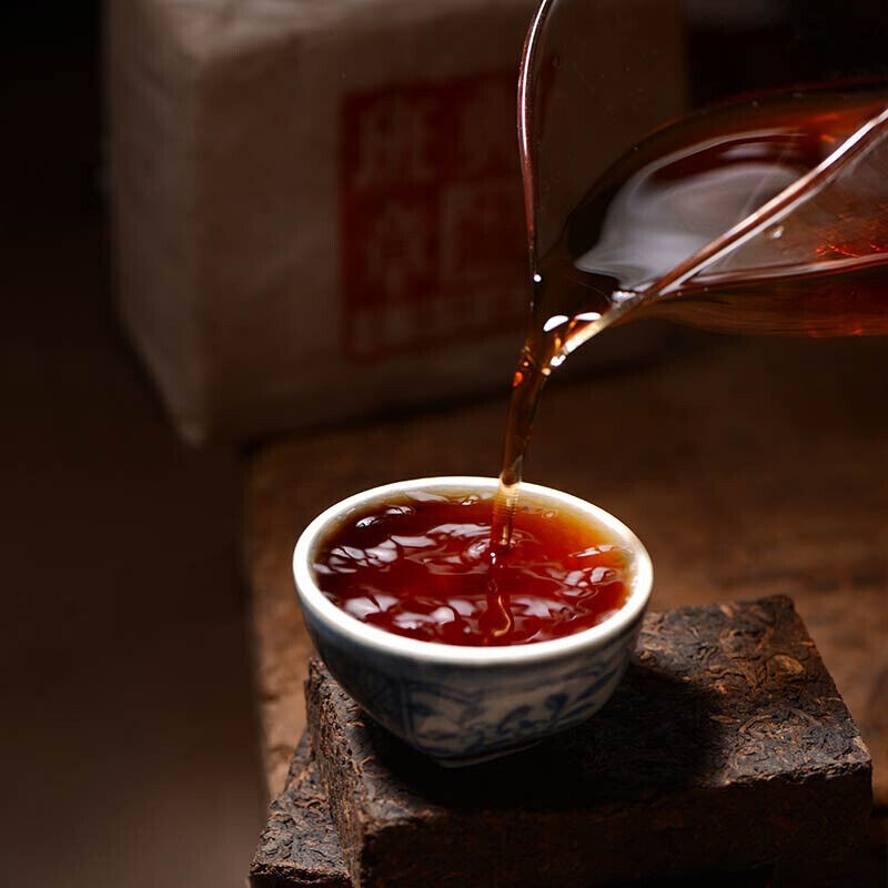 Premium Pu'er Ripe Tea Bricks Health 250g Yunnan Aged Pu-Erh Black Tea