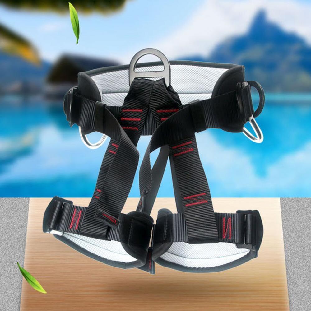 Outdoor Anti Fall Rescue Climbing Cave Outdoor Half-length Seat Belt Safety