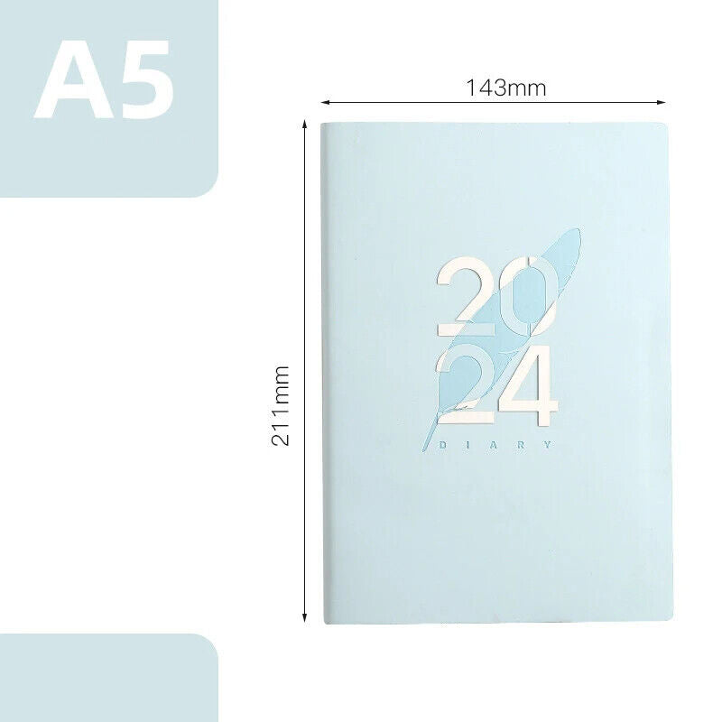 2024 Planner Notebooks A5 Agenda Journals Kawaii Notepad Diary Weekly To Do List