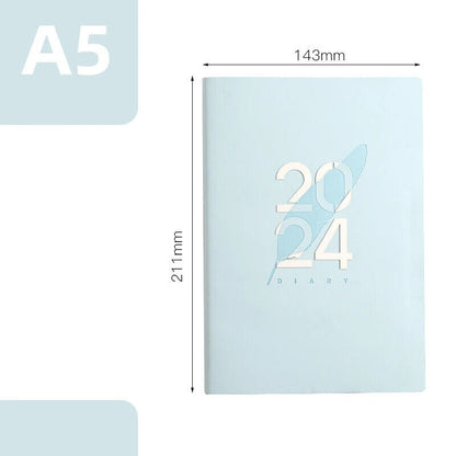 2024 Planner Notebooks A5 Agenda Journals Kawaii Notepad Diary Weekly To Do List