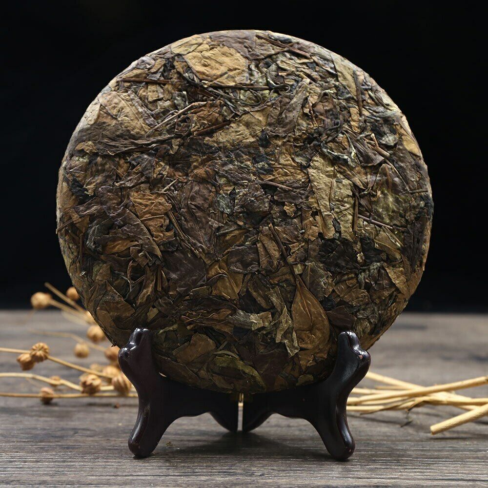 Chinese Tea 2015 Ancient Tree Shou Mei White Tea Bai Cha Tea Leaf Cake 340g