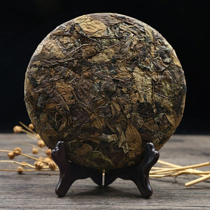 Chinese Tea 2015 Ancient Tree Shou Mei White Tea Bai Cha Tea Leaf Cake 340g