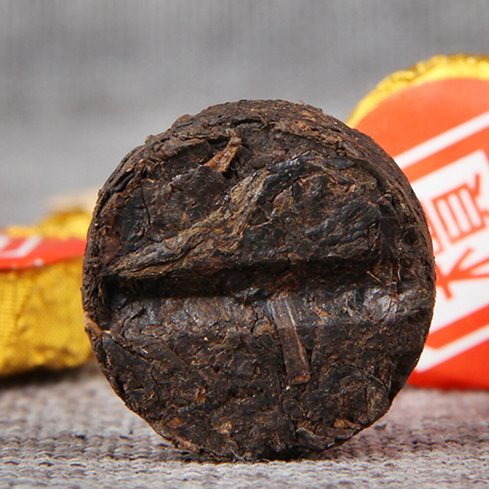 Puerh Tea Bamboo Basket Small Golden Cake 500g Mature Puer Top Grade Premium-
