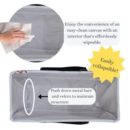 NGIL Utility Tote Bag (Baseball-white) Large, Baseball-white