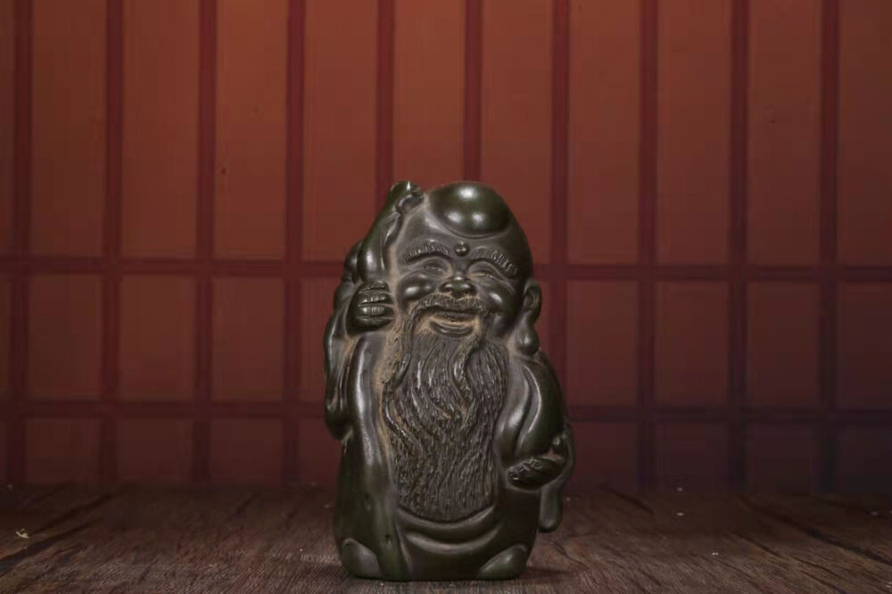 Yixing Zisha Handmade Boutique Tea Pet in China (紫砂寿星)