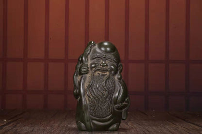 Yixing Zisha Handmade Boutique Tea Pet in China (紫砂寿星)