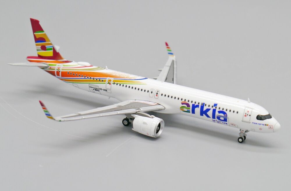Arkia A321neo Reg: 4X-AGK Scale 1:400 Diecast model JC Wings XX4450
