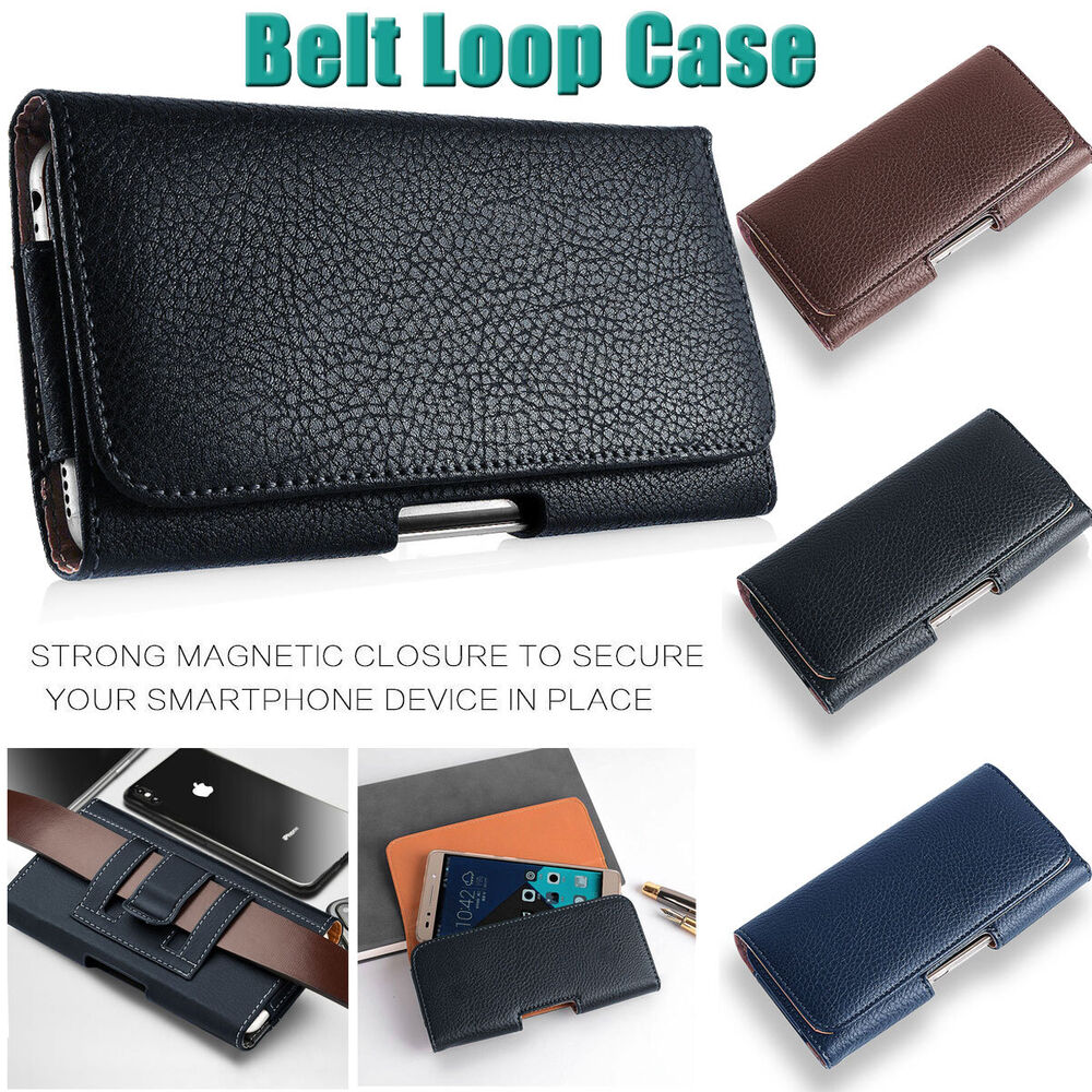 LG G6 G7 G8 G8X G8S ThinQ Phone Leather Belt Clip Pouch Holster Carry Case Cover