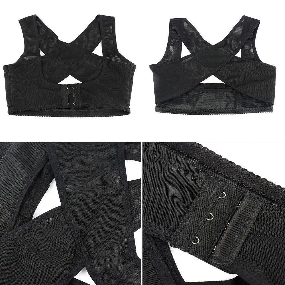 Posture Brace For Women Push Up Bra Back Straightener Pain Relief Chest Brace