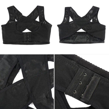 Posture Brace For Women Push Up Bra Back Straightener Pain Relief Chest Brace