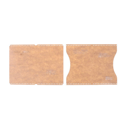 2pcs Acrylic Clear Craft Pattern Template Tool For Leather Wallet Bag-ca