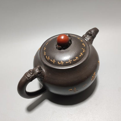 Vintage Chinese Yixing Purple Clay Teapot Zisha Ceremony Exquisite Teaware Rare