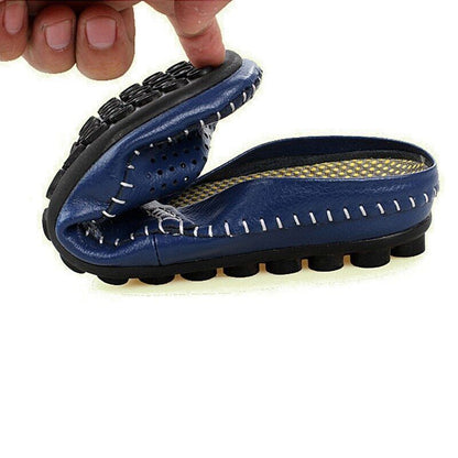 Men Sneakers Genuine Leather Loafers Mens Shoes Slippers Men Shoes